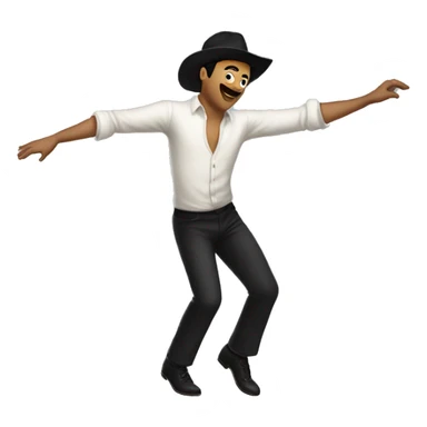 "Juan y Medio" dancing sticker