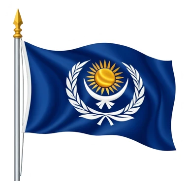 Jai Bheem flag , the dark blue flag with ashok chakra in middle sticker