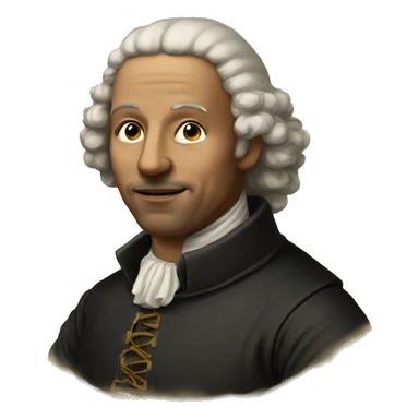 man from 1600s sticker