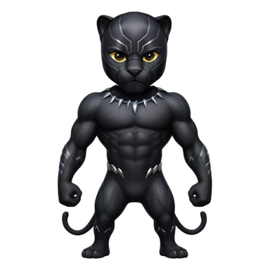 zwarte panter sticker