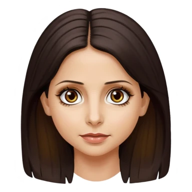 Sarah Michelle Gellar with hazel eyes sticker