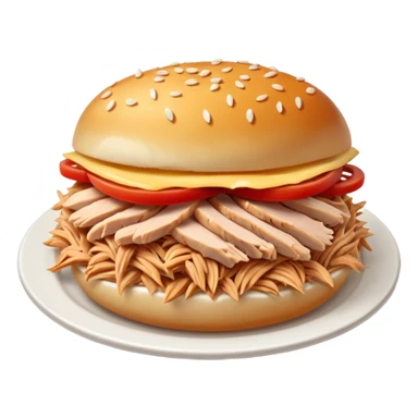 shredded chicken sticker