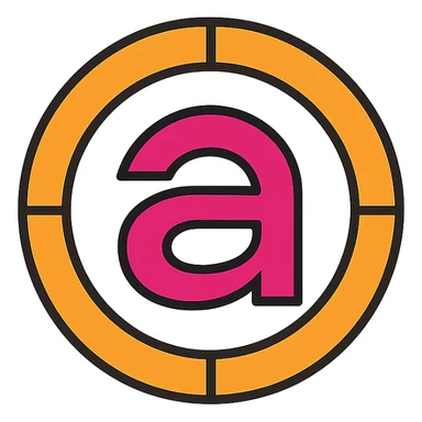 Anthropic logo, clean, modern, minimal, suitable for tech company branding sticker