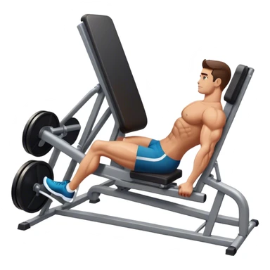 how to use a leg press machine sticker