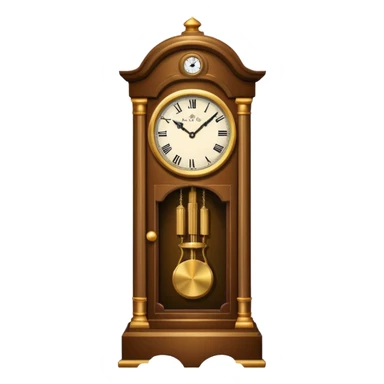 grandfather clock sticker