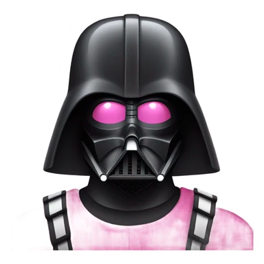 all pink suit darth vader sticker