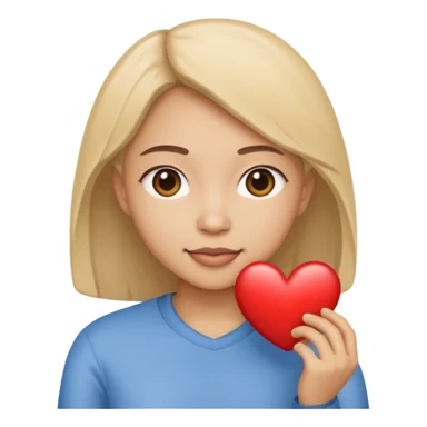 The streamer in twitch Tona_55 doing heart sticker