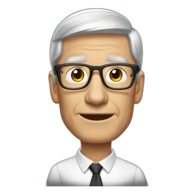 french tim cook sticker