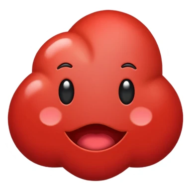 red poop emoji sticker
