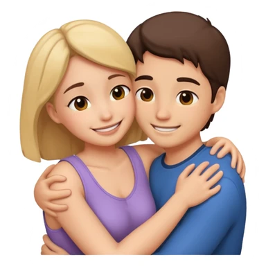 intimate moment between lovers sticker