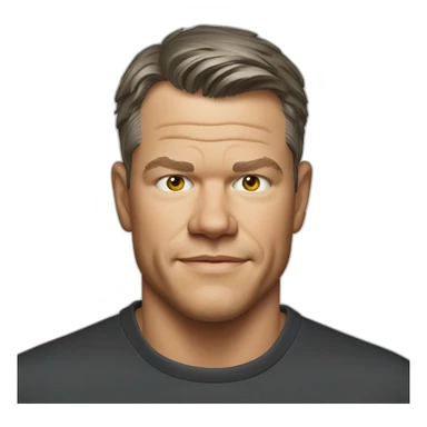 matt damon sticker