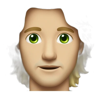 generate a blonde man with green eyes if you want to deviate and be free sticker