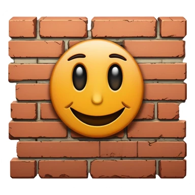 brick oldstyle engrave  sticker