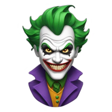 Joker fou sticker