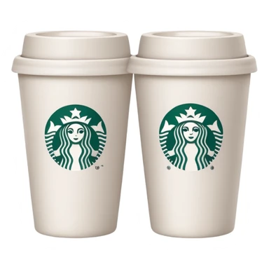 make a couple star bucks emojis and only make one cup sticker
