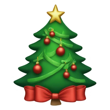 Red and green christmas  sticker