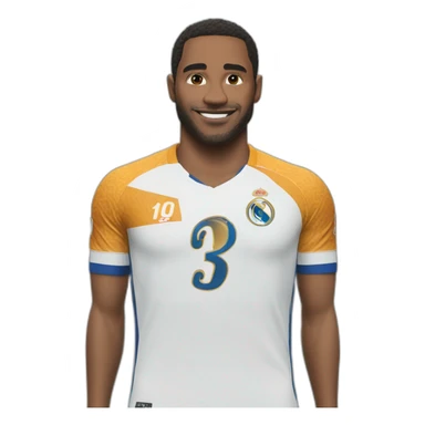 Maillot du real de ladrid sticker