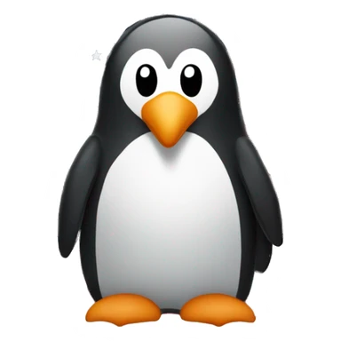 american flag penguin sticker
