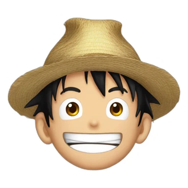 Monkey.d.luffy fait coucou de la main sticker