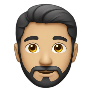 Thin Pakistani guy with few beard sticker