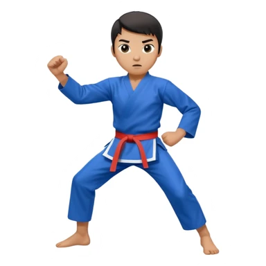 Taekwondo fighting  sticker