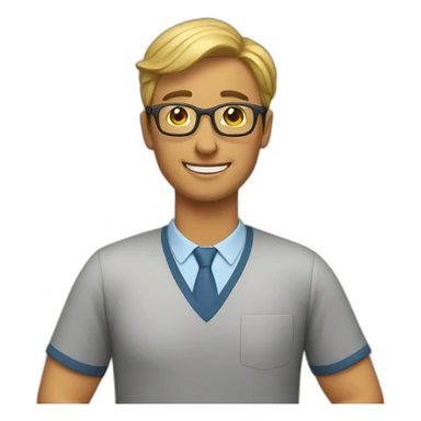 Teacher on holiday sticker