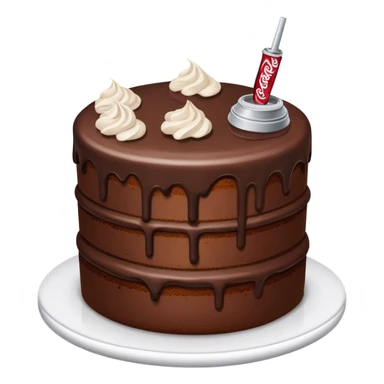 A Dr pepper cake sticker