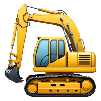 Excavator sticker