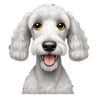 bedlington terrier dog sticker
