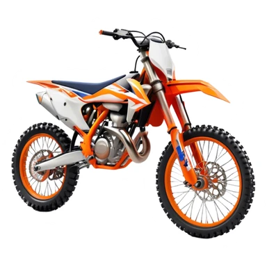 KTM Dirtbike - KTM 250 SX (Model Year: 2021) (Iconic colour: Orange) sticker