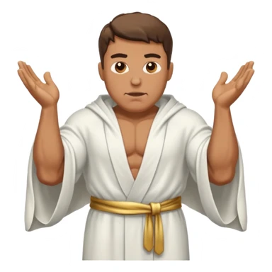 bullbody apostle with robe sticker