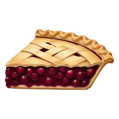 pie burgundy sticker