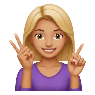 snap of fingers girl sticker