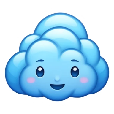 A lot of light blue rays  of storm sticker