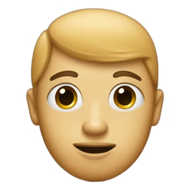 Peanut head big eyes sticker