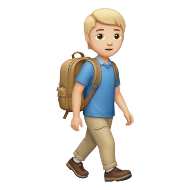 Icon going to school sticker