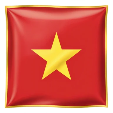 square flag of vietnam sticker