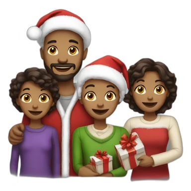 Family christmas  sticker