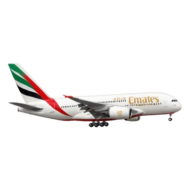 make me an emoji with the emirates logo and a red background sticker