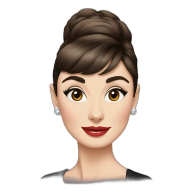 Audrey Hepburn sticker
