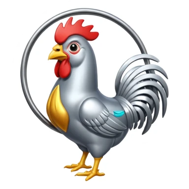 Cock caged  sticker