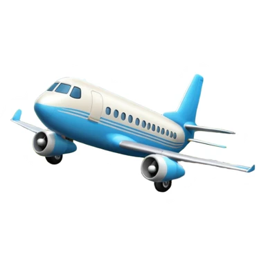 plane touchdown sticker
