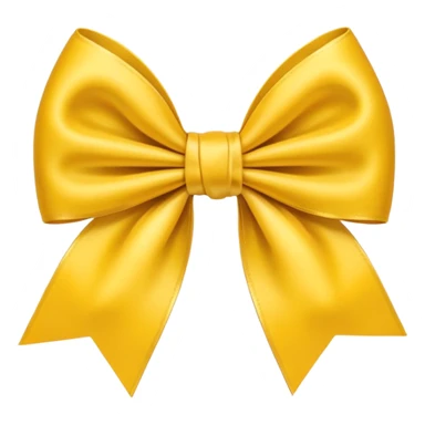 Yellow Bow sticker