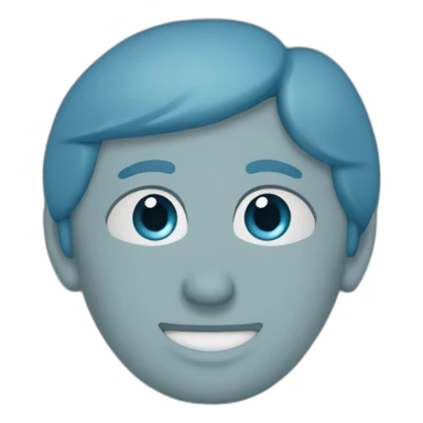 Un sirculo azul en el medio una flechita de vien sticker