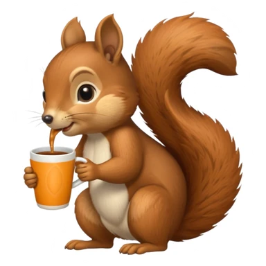 Ardilla tomando 🧉  sticker