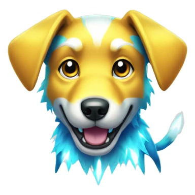 Colorful Shiny Electric Dog Pokémon sticker