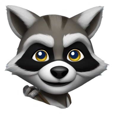 sly Cooper Racoon sticker