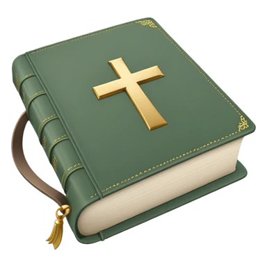 sage green holy bible  sticker