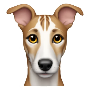 Whippet tabby tiger color sticker