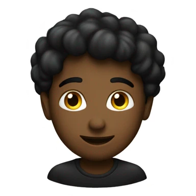 Coeur noir avec des étoiles  sticker